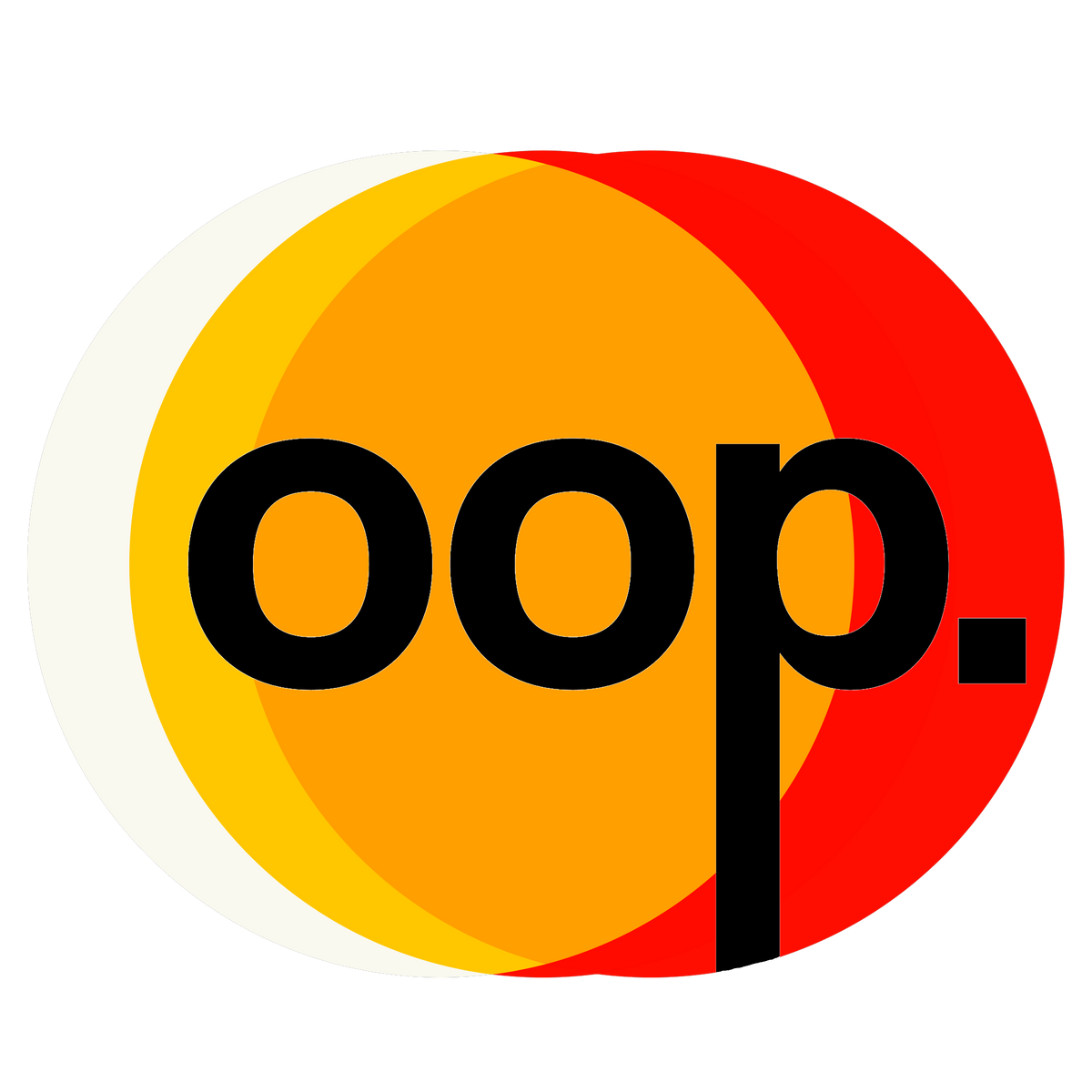 OOP. Trucker Cap (black text)