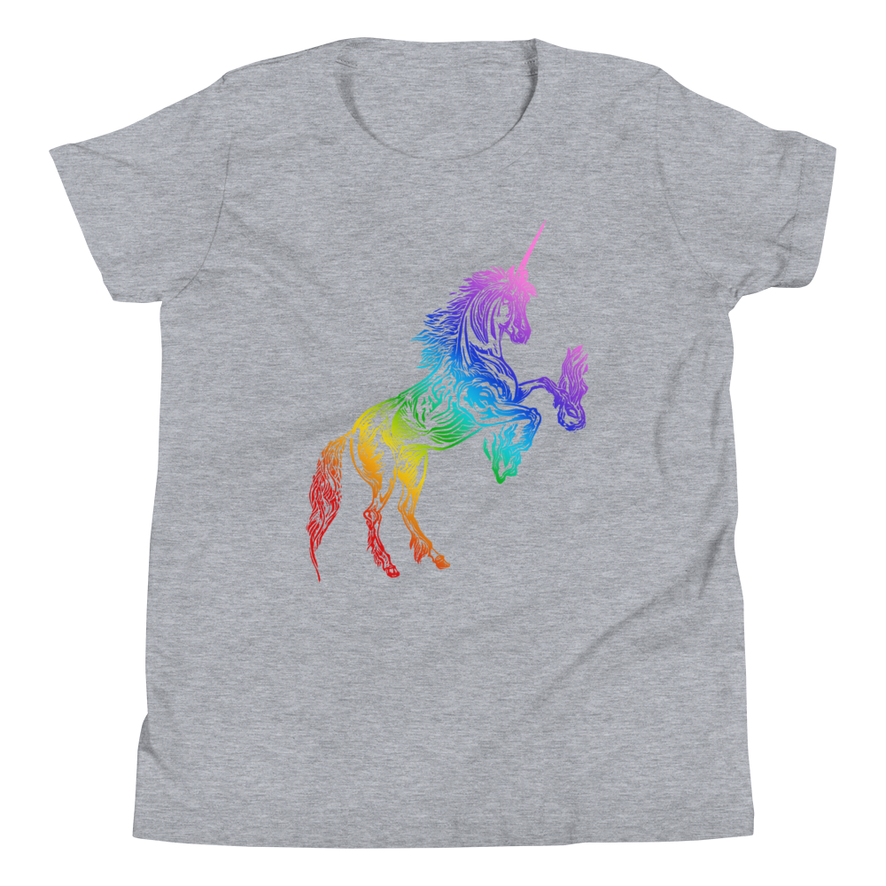 Rainbow Unicorn tee (Youth)