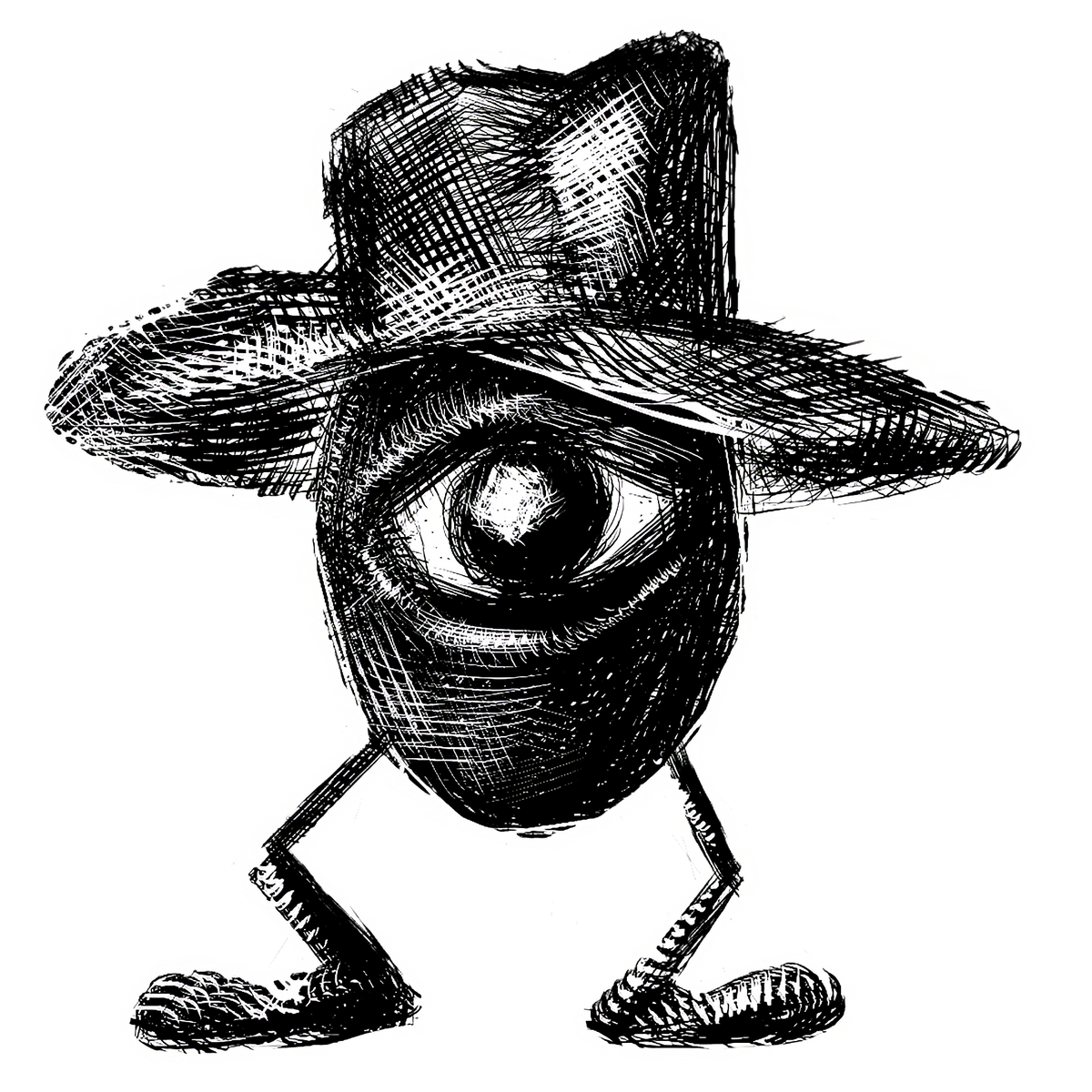Cyclops with a Hat Unisex Hoodie