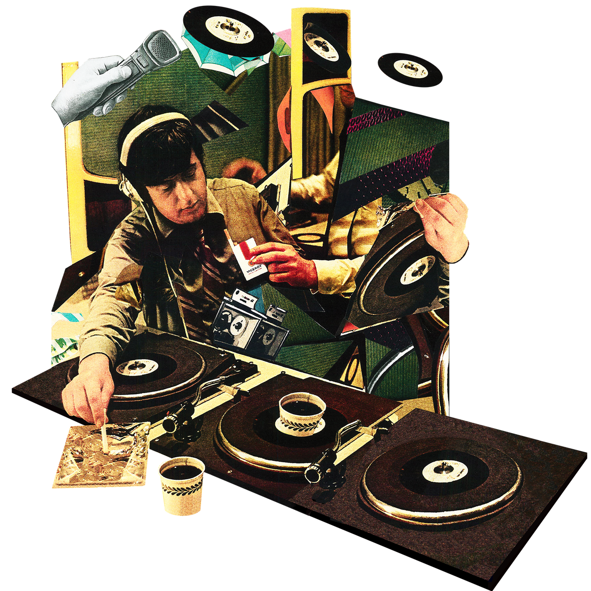 DJ Collage T-Shirt