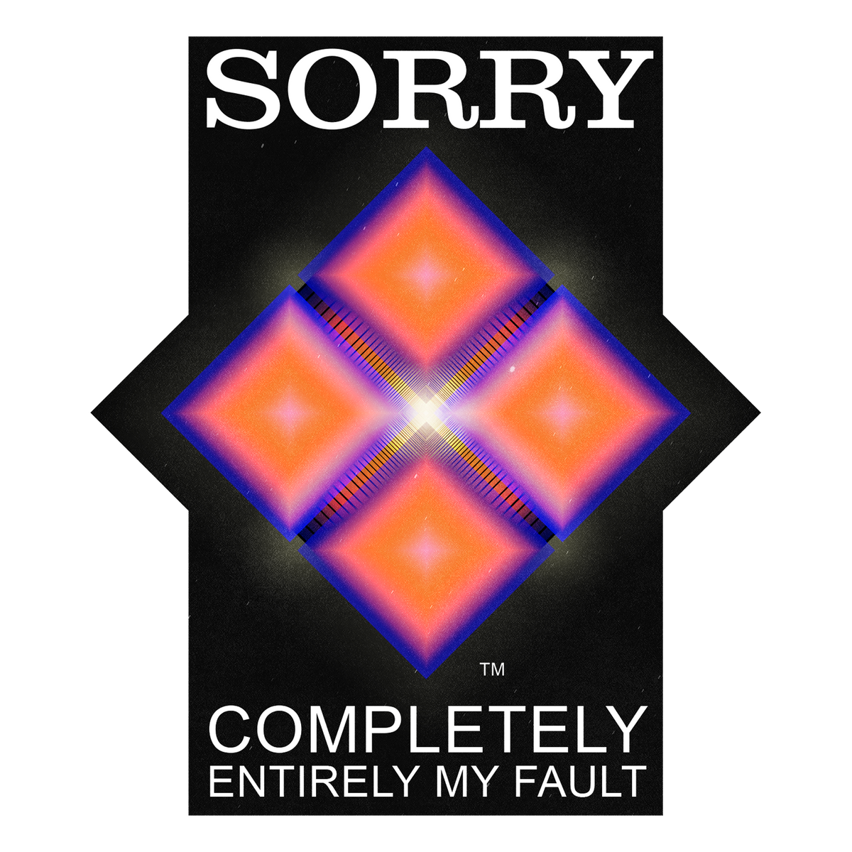 Sorry. Completely Entirely my Fault. unisex zip hoodie
