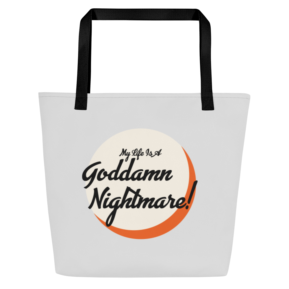 Life is a Nightmare Tote Bag