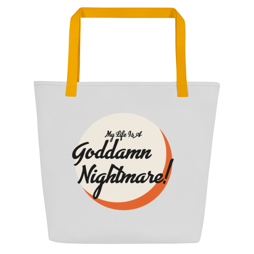 Life is a Nightmare Tote Bag