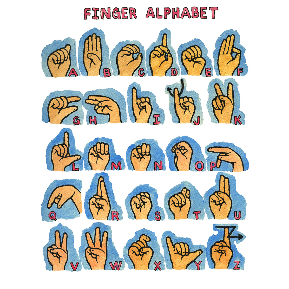 Finger Spelling Hoodie