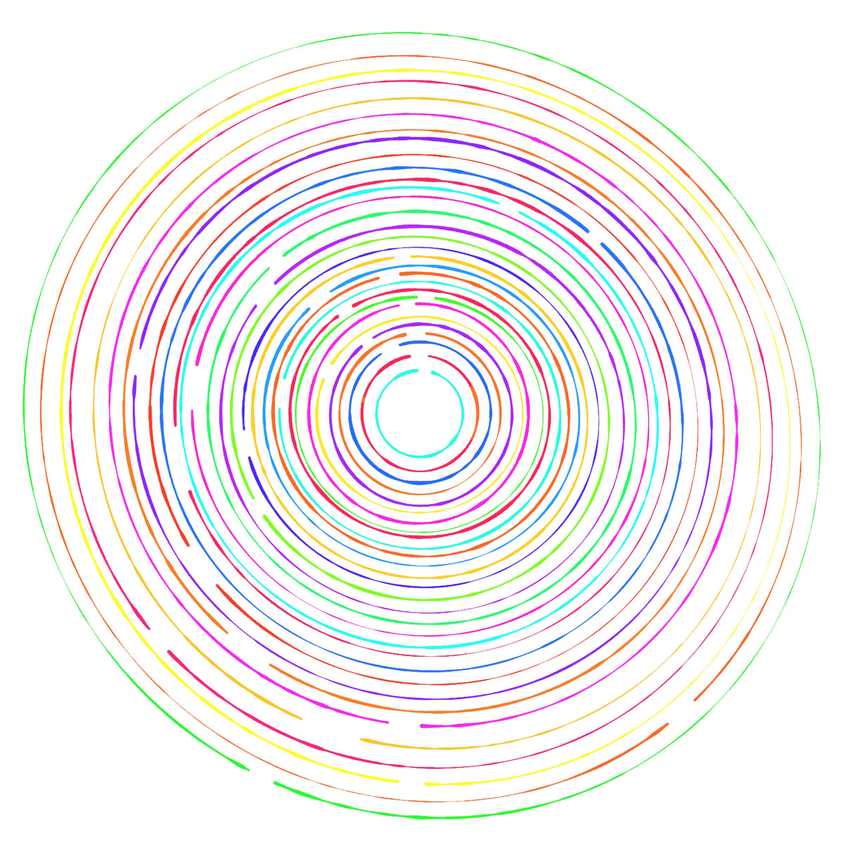 Color Circle Pullover