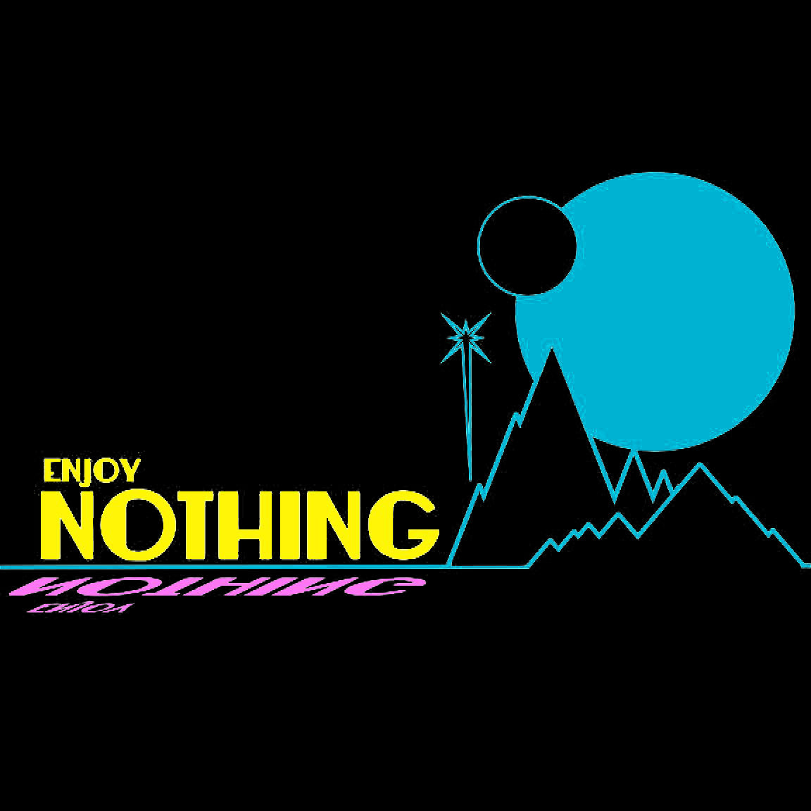 Enjoy Nothing Blue Planet unisex zip hoodie