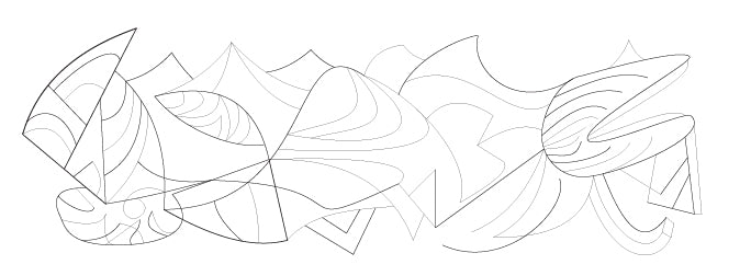 Abstract Salmon Mug