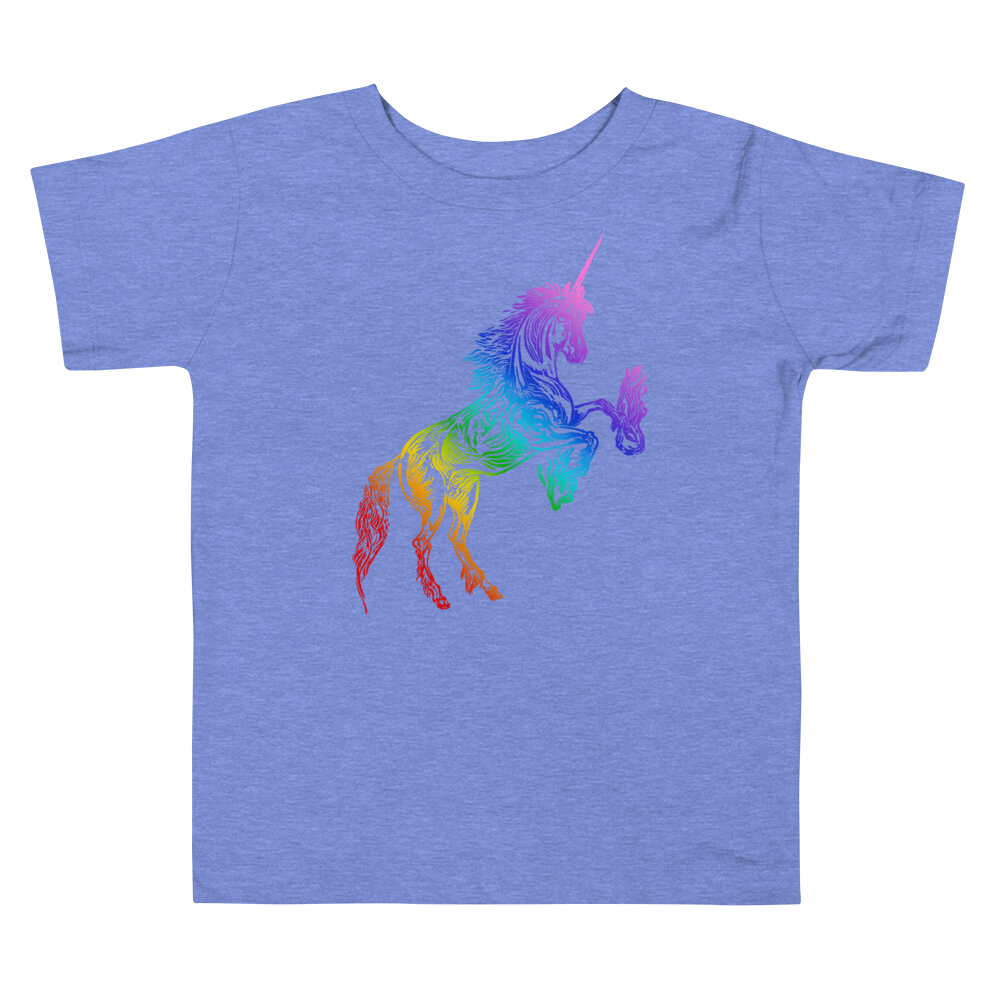 Rainbow Unicorn Tee (2-5yrs) - KnitpickCollective