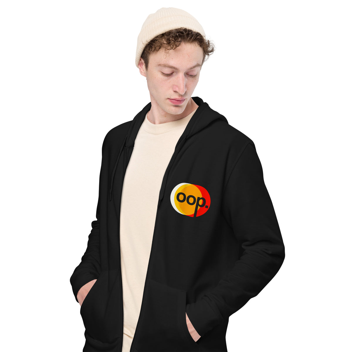 OOP zip hoodie