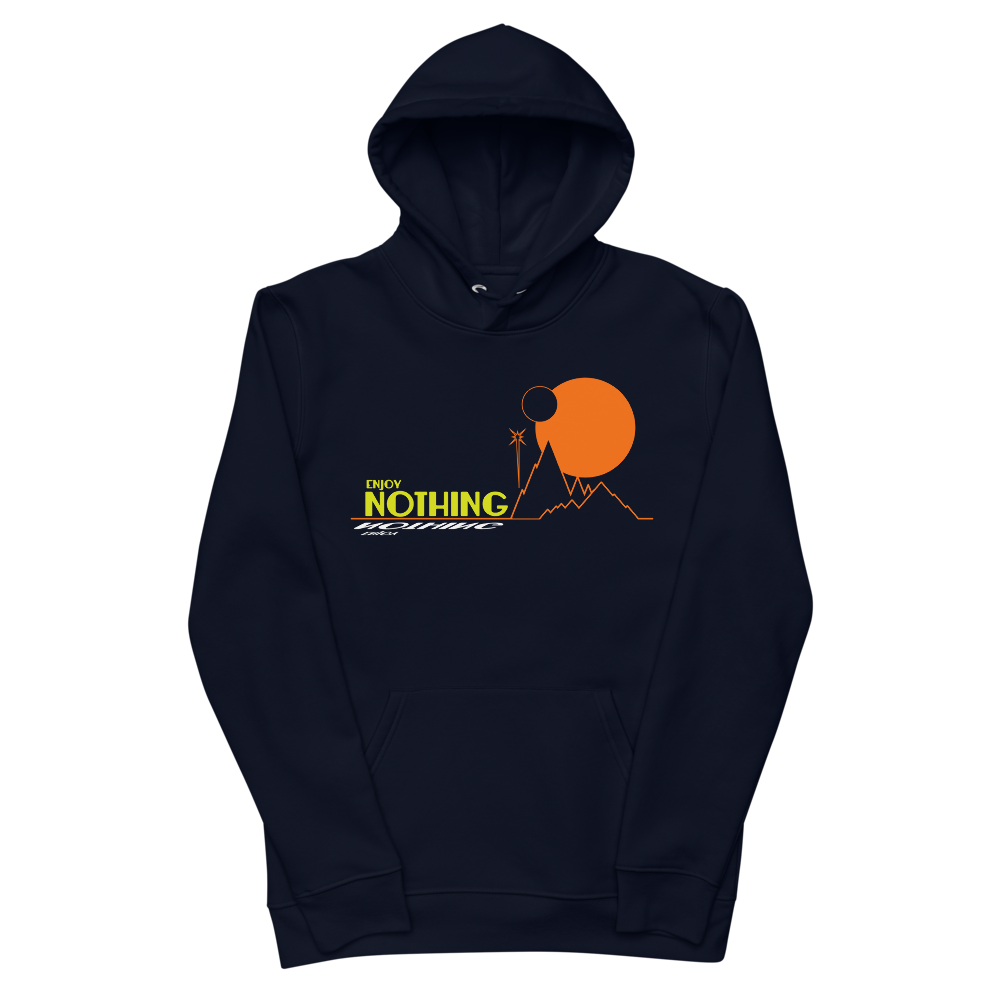 Organic Enjoy Nothing Hoodie Orange Planet