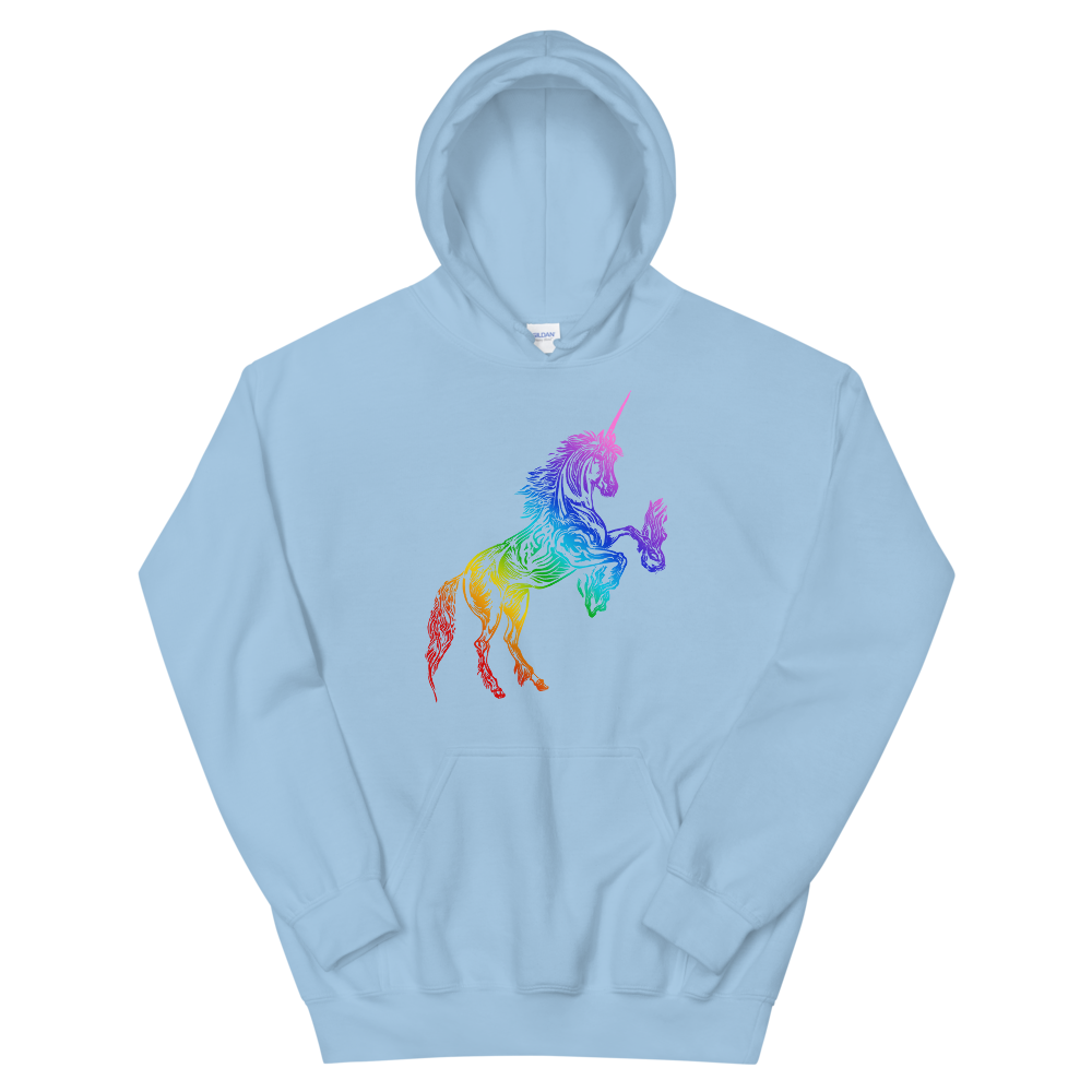 Blue sales unicorn hoodie