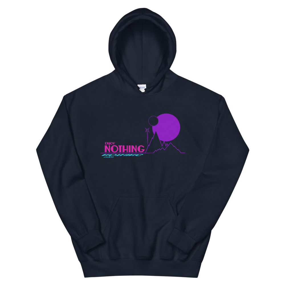 Enjoy Nothing Hoodie Purple Planet