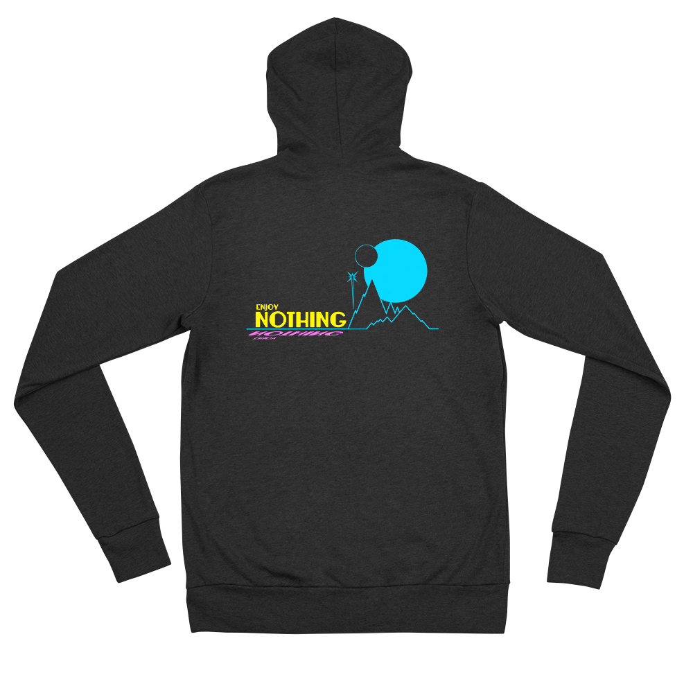 Enjoy Nothing Blue Planet unisex zip hoodie