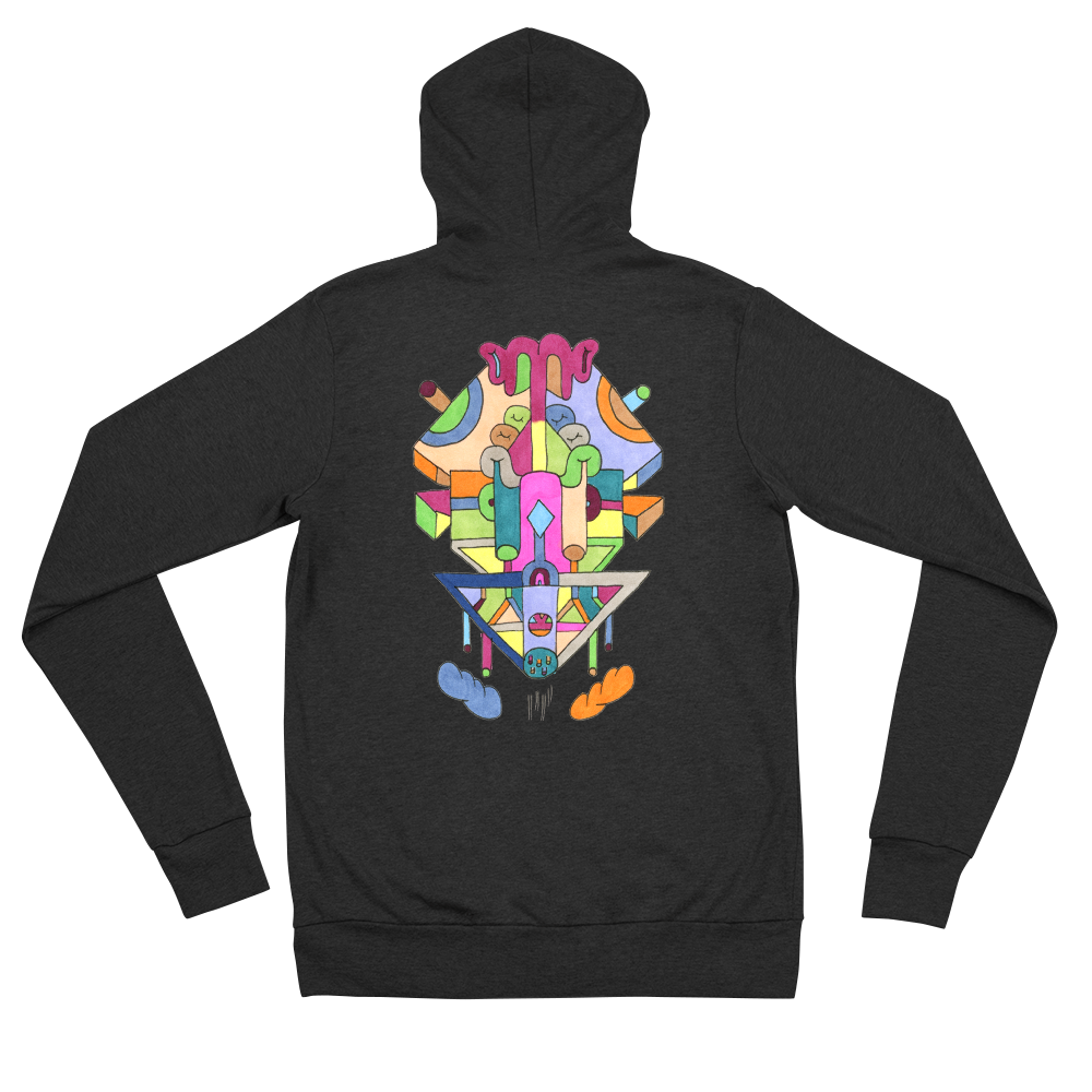 Kinetic Emblem 5 Unisex zip hoodie
