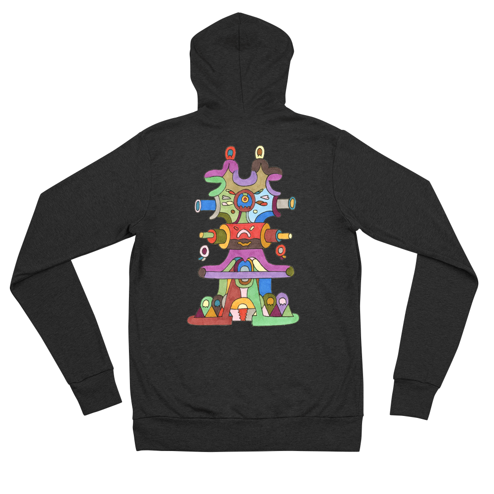 Kinetic Emblem 4 Unisex zip hoodie
