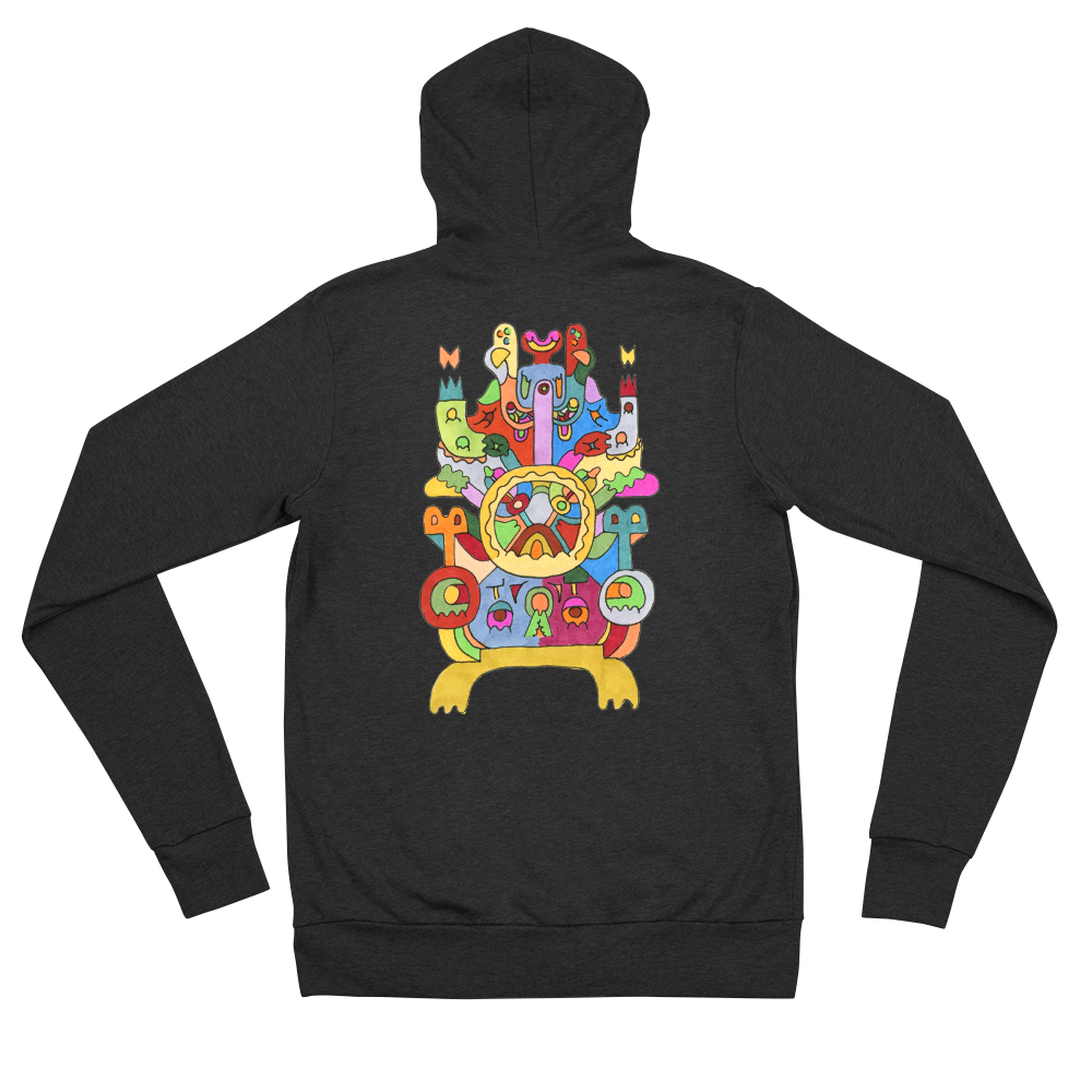 Kinetic Emblem 2 Unisex zip hoodie