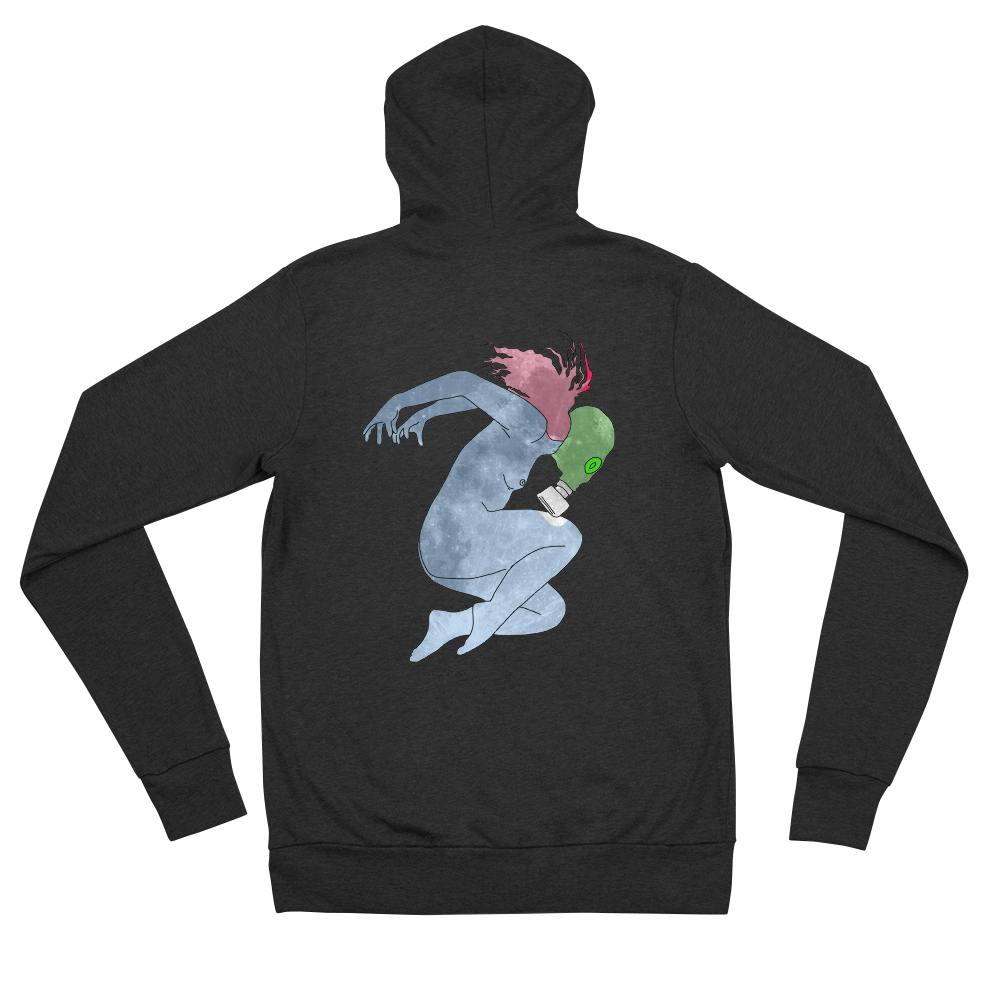 Plague Witch Unisex zip hoodie