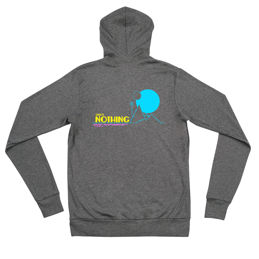 Enjoy Nothing Blue Planet unisex zip hoodie