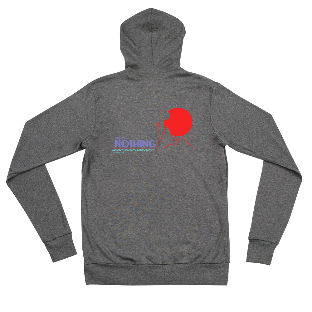 Enjoy Nothing Red Planet unisex zip hoodie