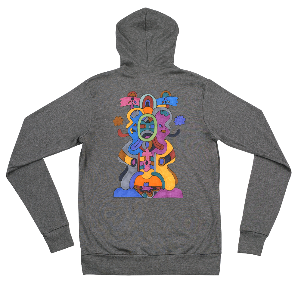 Kinetic Emblem 20 Unisex zip hoodie