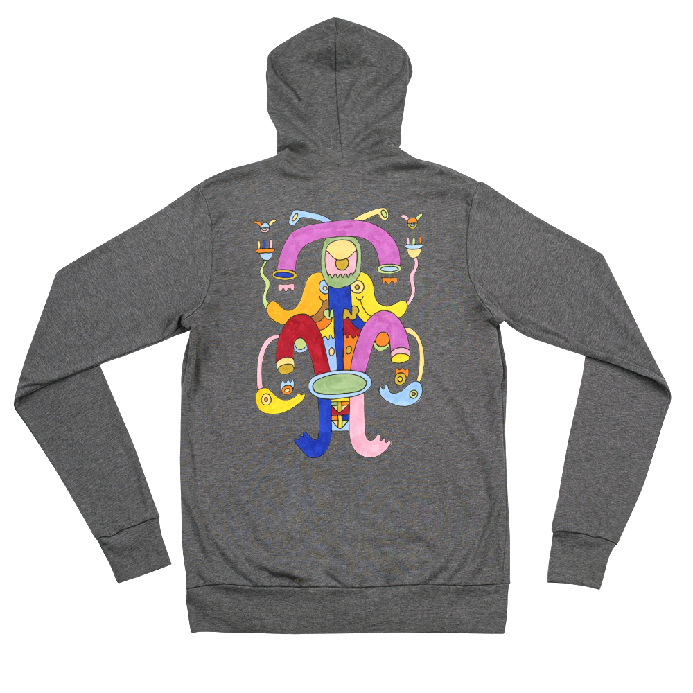 Kinetic Emblem 19 Unisex zip hoodie