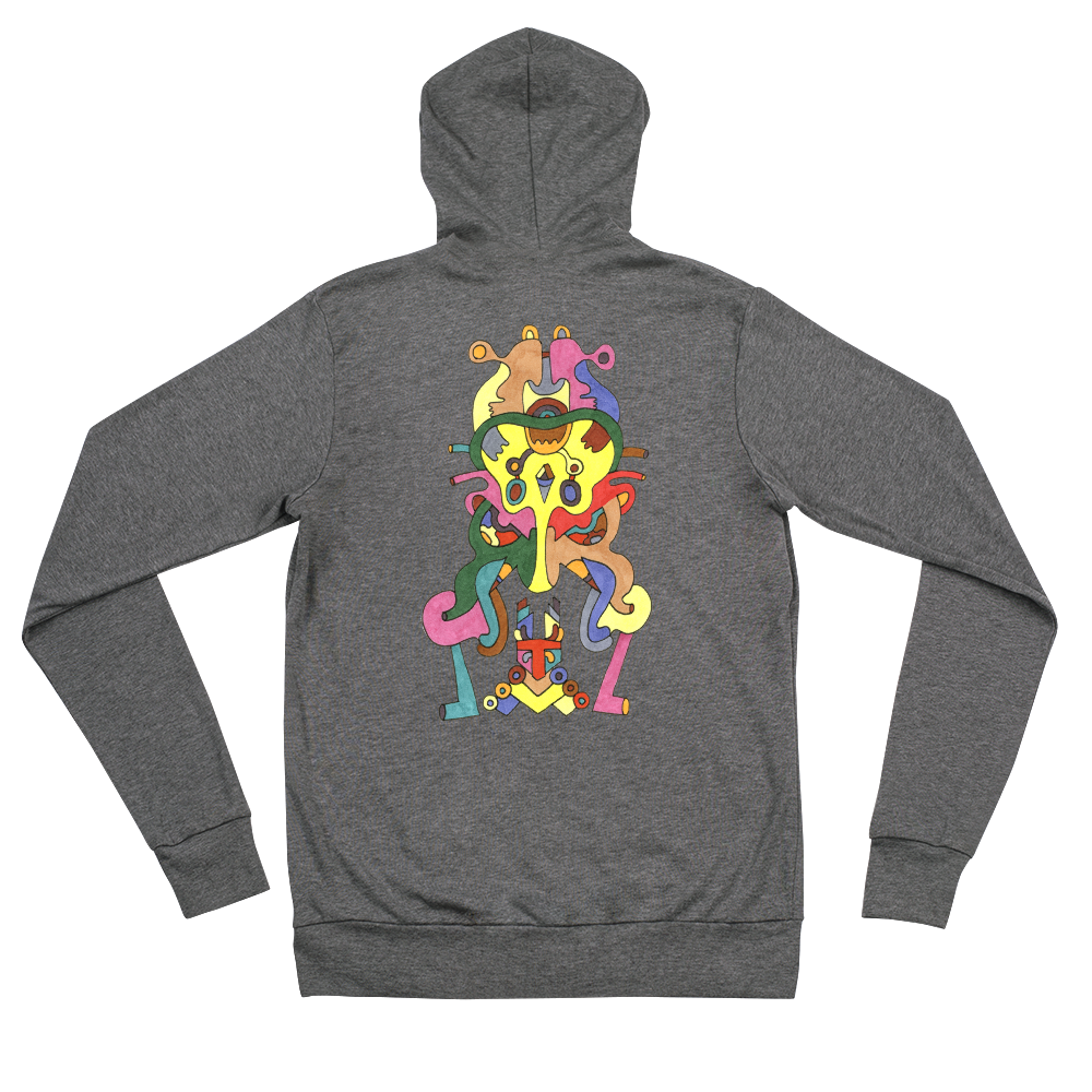 Kinetic Emblem 16 Unisex zip hoodie