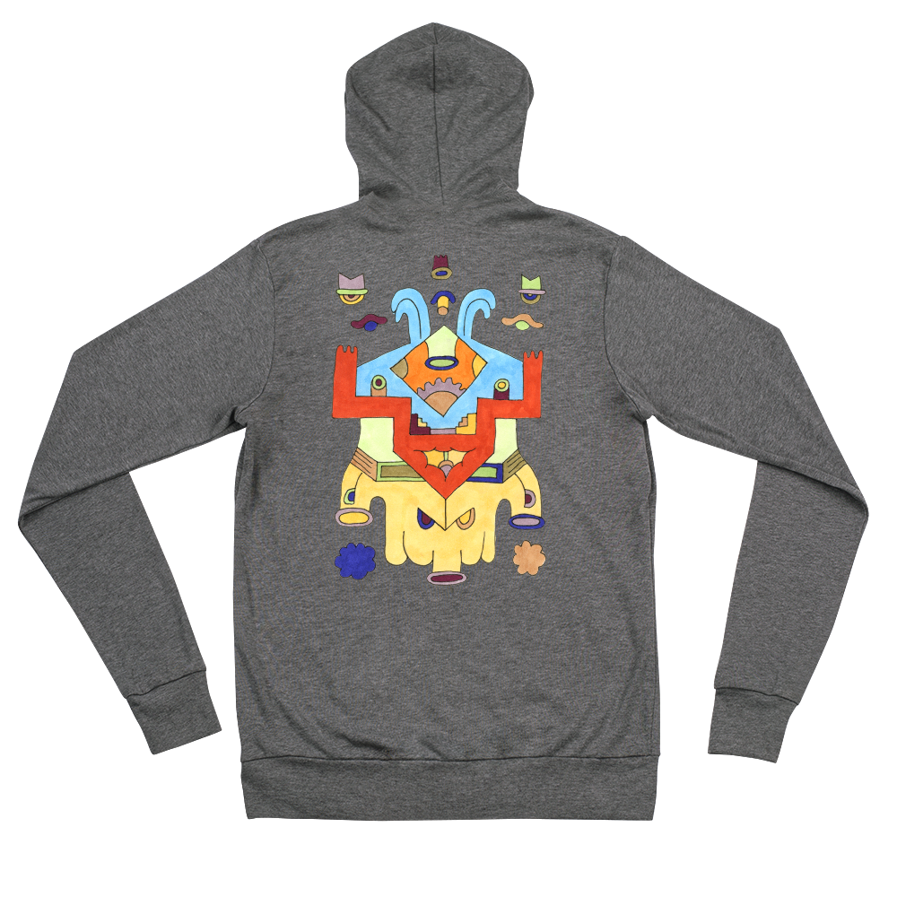 Kinetic Emblem 7 Unisex zip hoodie