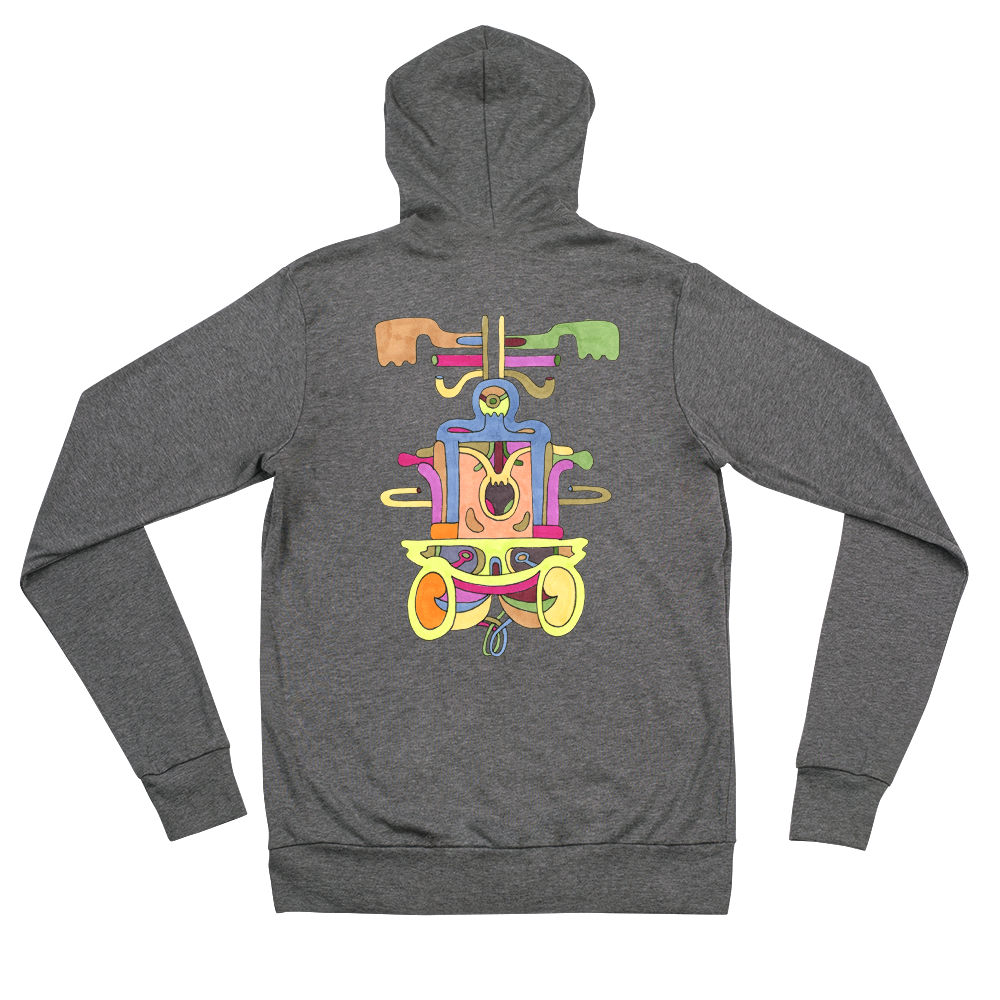 Kinetic Emblem 6 Unisex zip hoodie