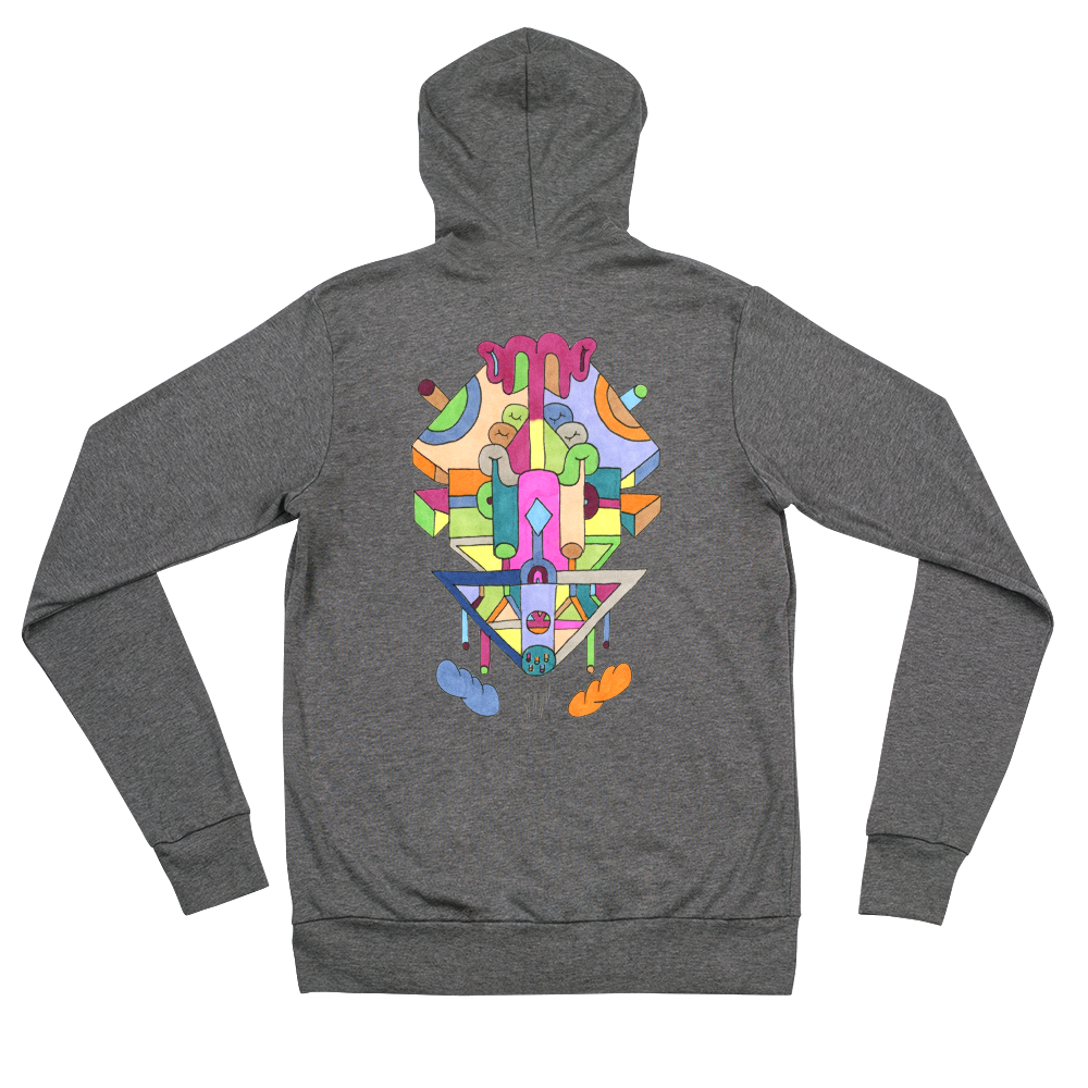 Kinetic Emblem 5 Unisex zip hoodie