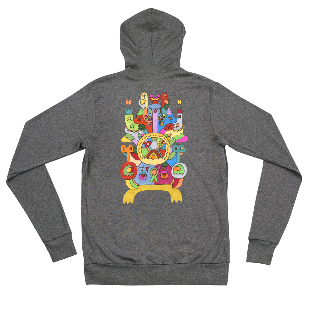 Kinetic Emblem 2 Unisex zip hoodie