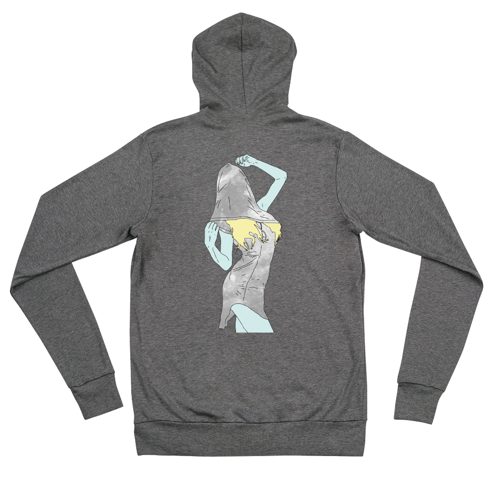 Ethereal Veil Unisex zip hoodie