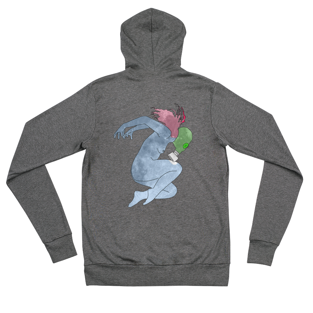 Plague Witch Unisex zip hoodie