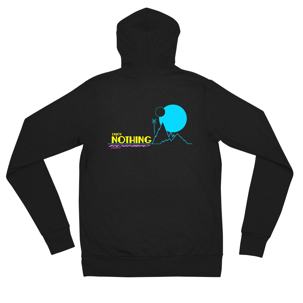 Enjoy Nothing Blue Planet unisex zip hoodie