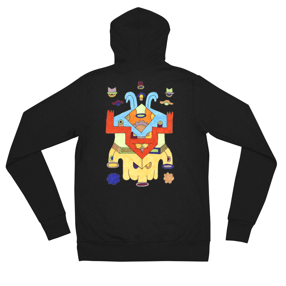 Kinetic Emblem 7 Unisex zip hoodie