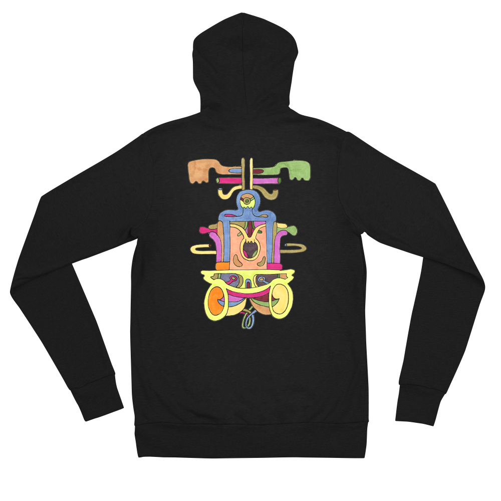 Kinetic Emblem 6 Unisex zip hoodie