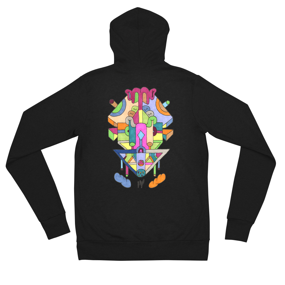 Kinetic Emblem 5 Unisex zip hoodie