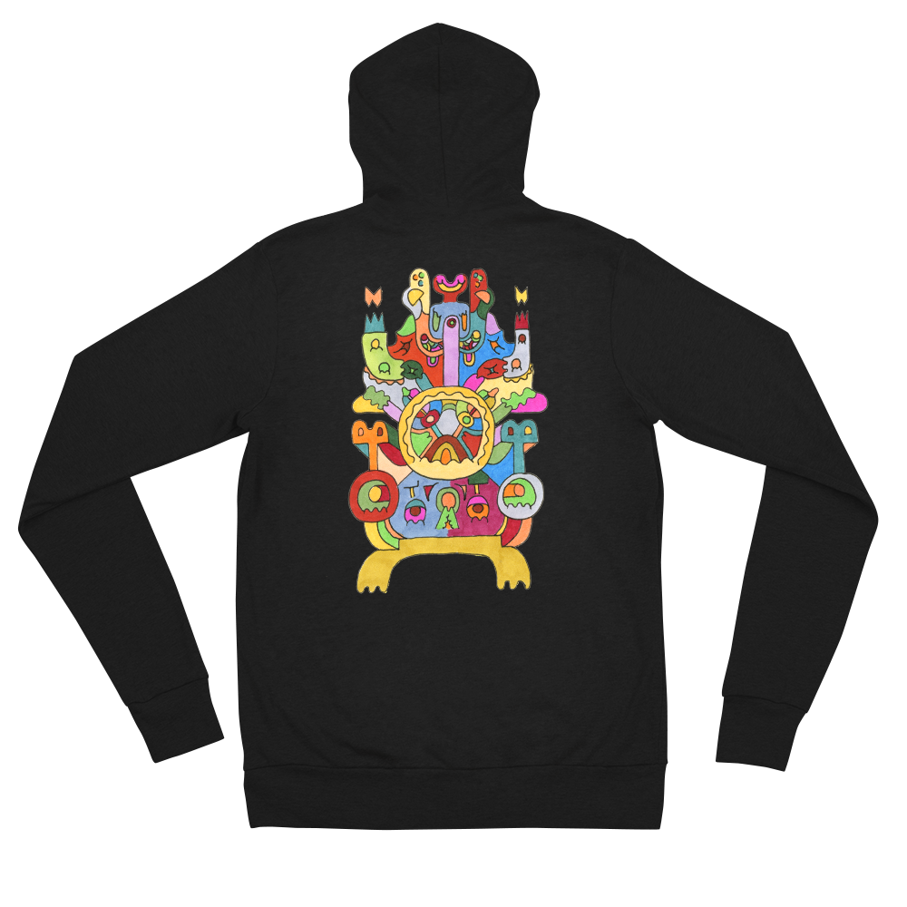 Kinetic Emblem 2 Unisex zip hoodie