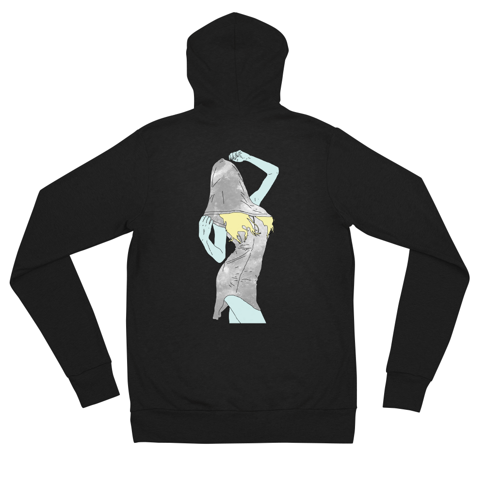 Ethereal Veil Unisex zip hoodie