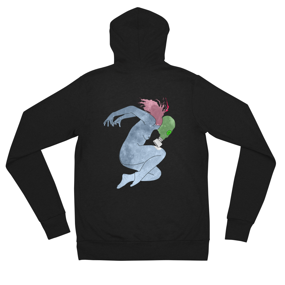 Plague Witch Unisex zip hoodie