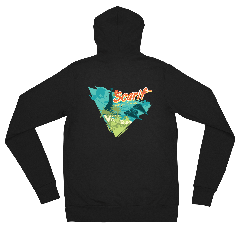Scarif Unisex zip hoodie