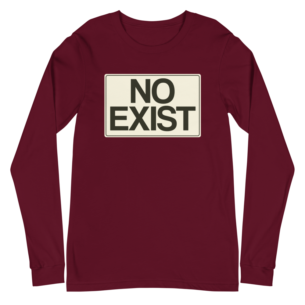 No Exist Long Sleeve Tee
