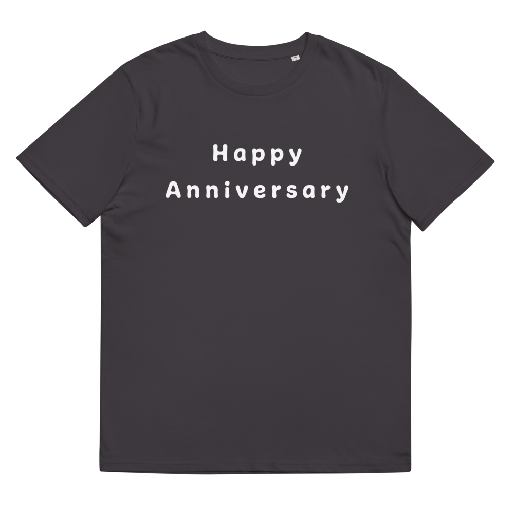 Organic Happy Anniversary T-Shirt
