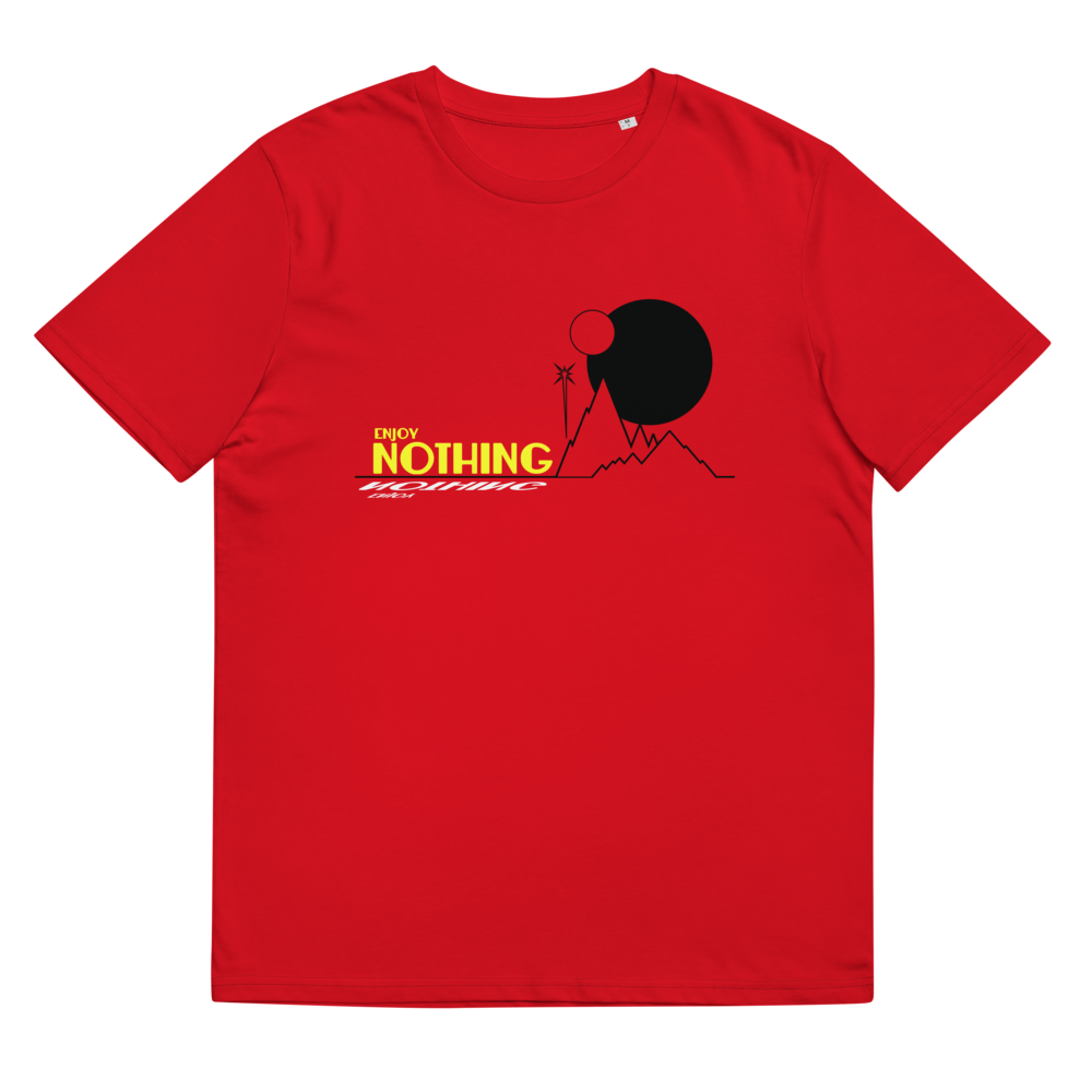 Organic Enjoy Nothing T-Shirt Black Planet