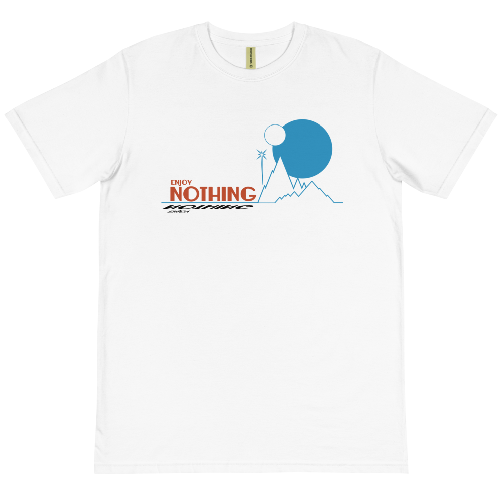 Organic Enjoy Nothing T-Shirt Blue Planet