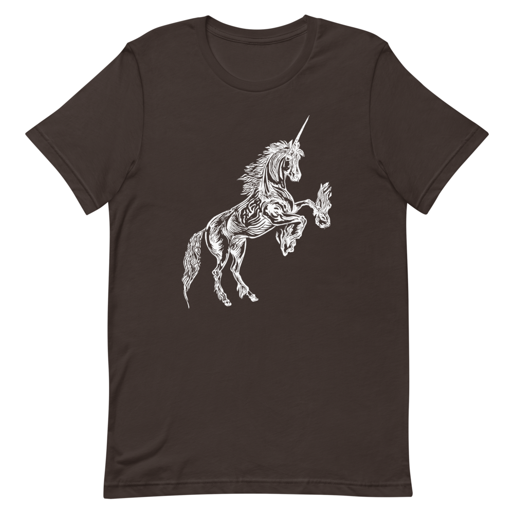 White Unicorn tee