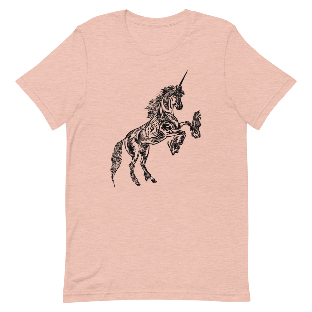 Black hot sale unicorn shirt