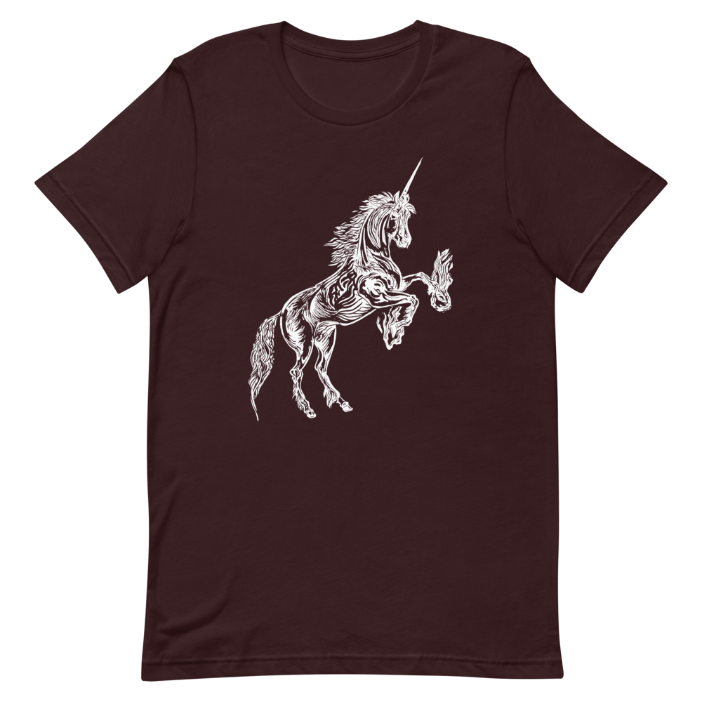 White Unicorn tee