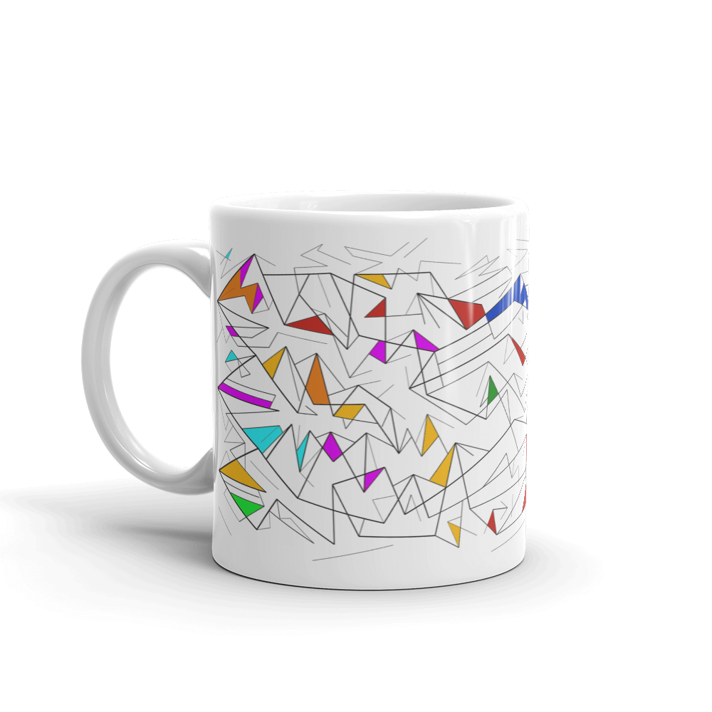 Geo 3 Subtle Color Mug