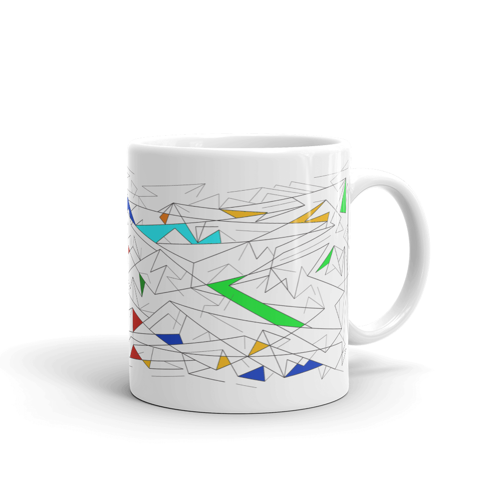 Geo 3 Subtle Color Mug