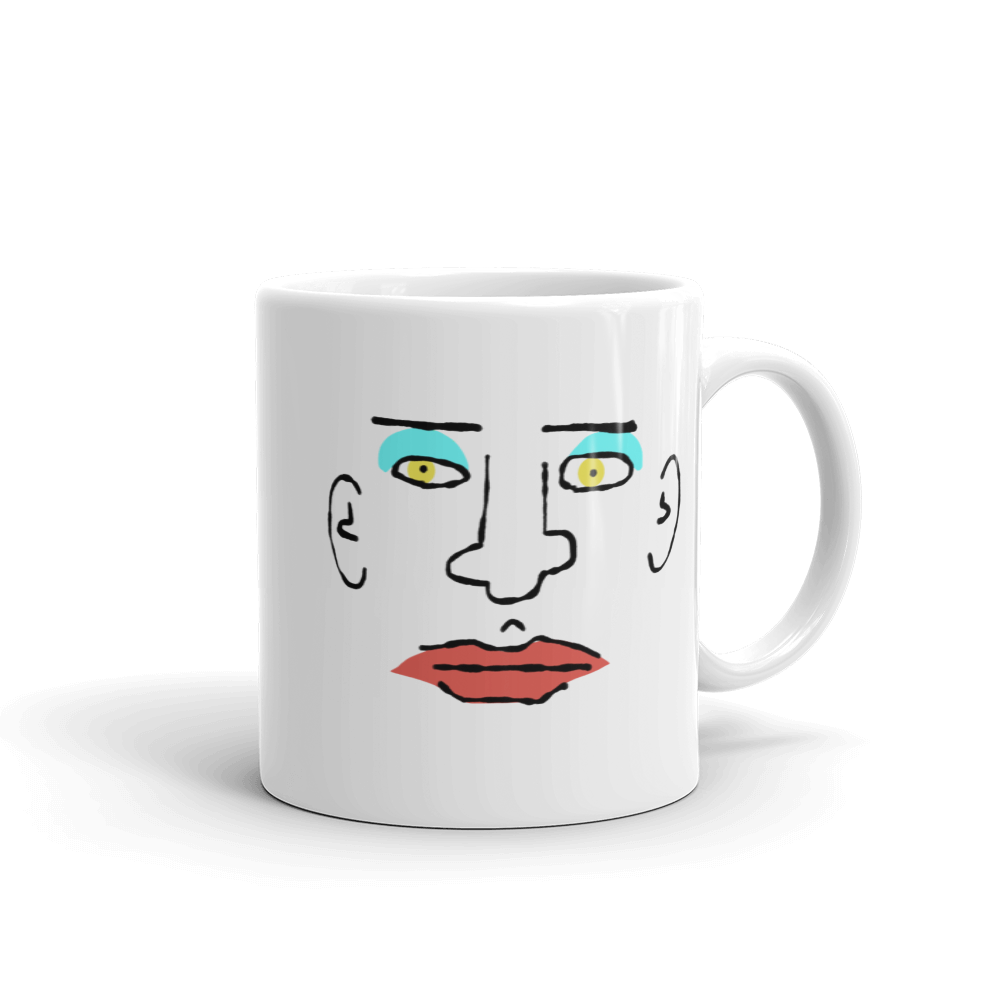 Face with Makeup Mug